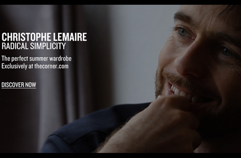 Su thecorner.com debutta Christophe Lemaire