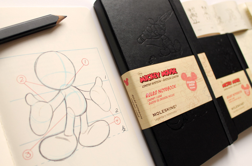 Topolino protagonista della nuova edizione limitata Moleskine