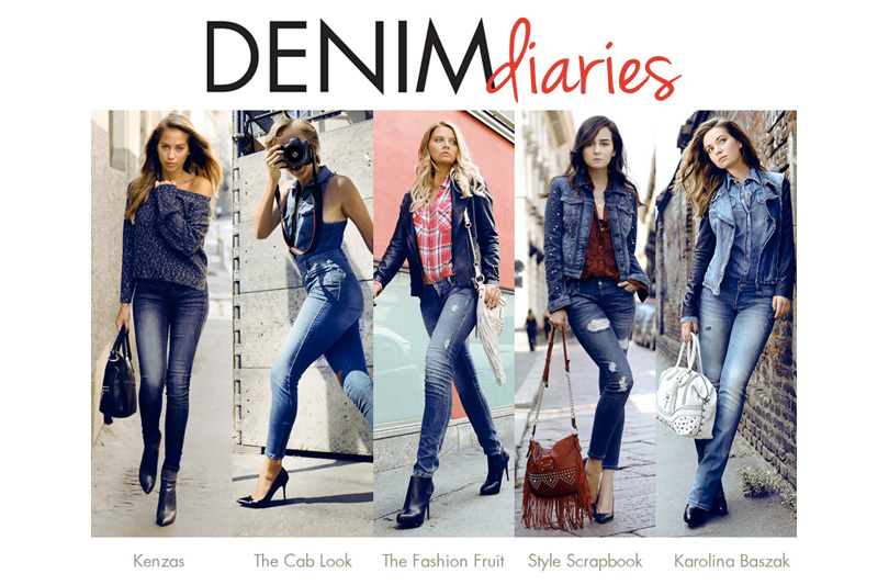Guess collabora con 5 top fashion bloggers per promuovere la collezione denim A/I 2013-2014