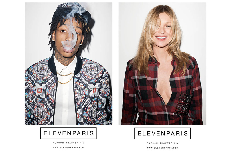 ELEVENPARIS FALL WINTER 14/15 : KATE MOSS + WIZ KHALIFA