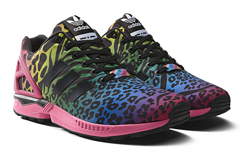 zx flux leopardate nere