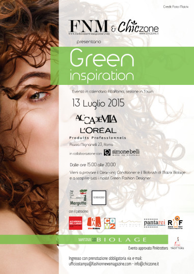 Ad AltaRoma arriva il 13 luglio il progetto “Green Inspiration”