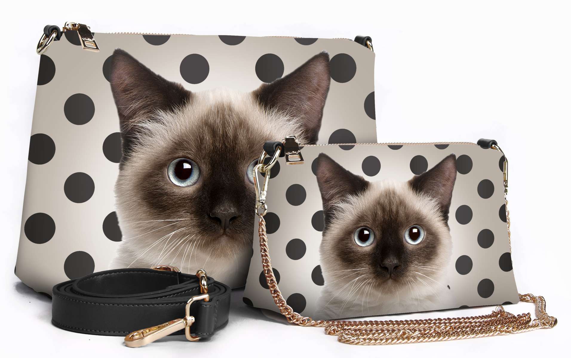 manie bag cats & pois