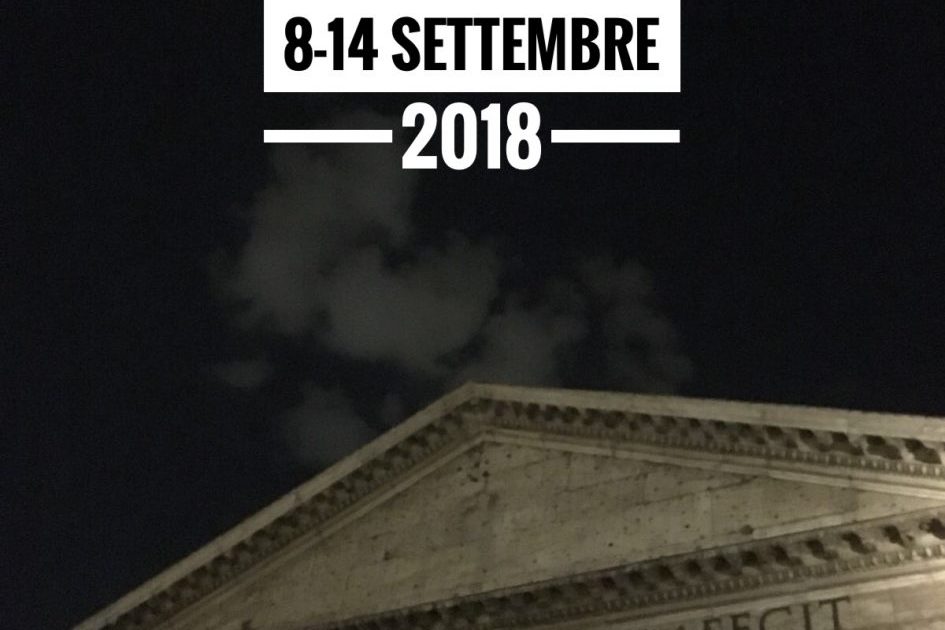 Cosa fare a Roma dall'8 al 14 Settembre