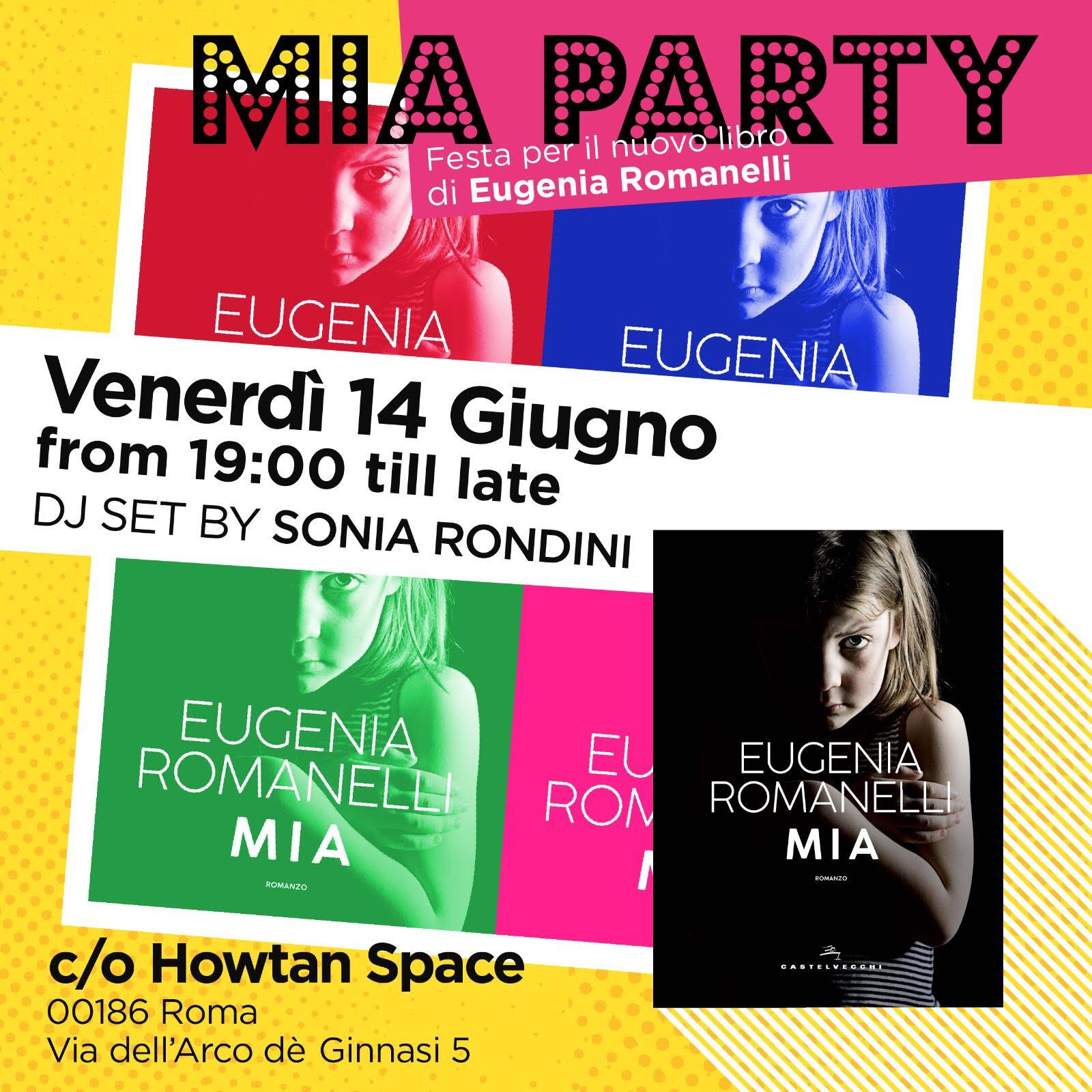 Mia Party: festa per il nuovo libro di Eugenia Romanelli