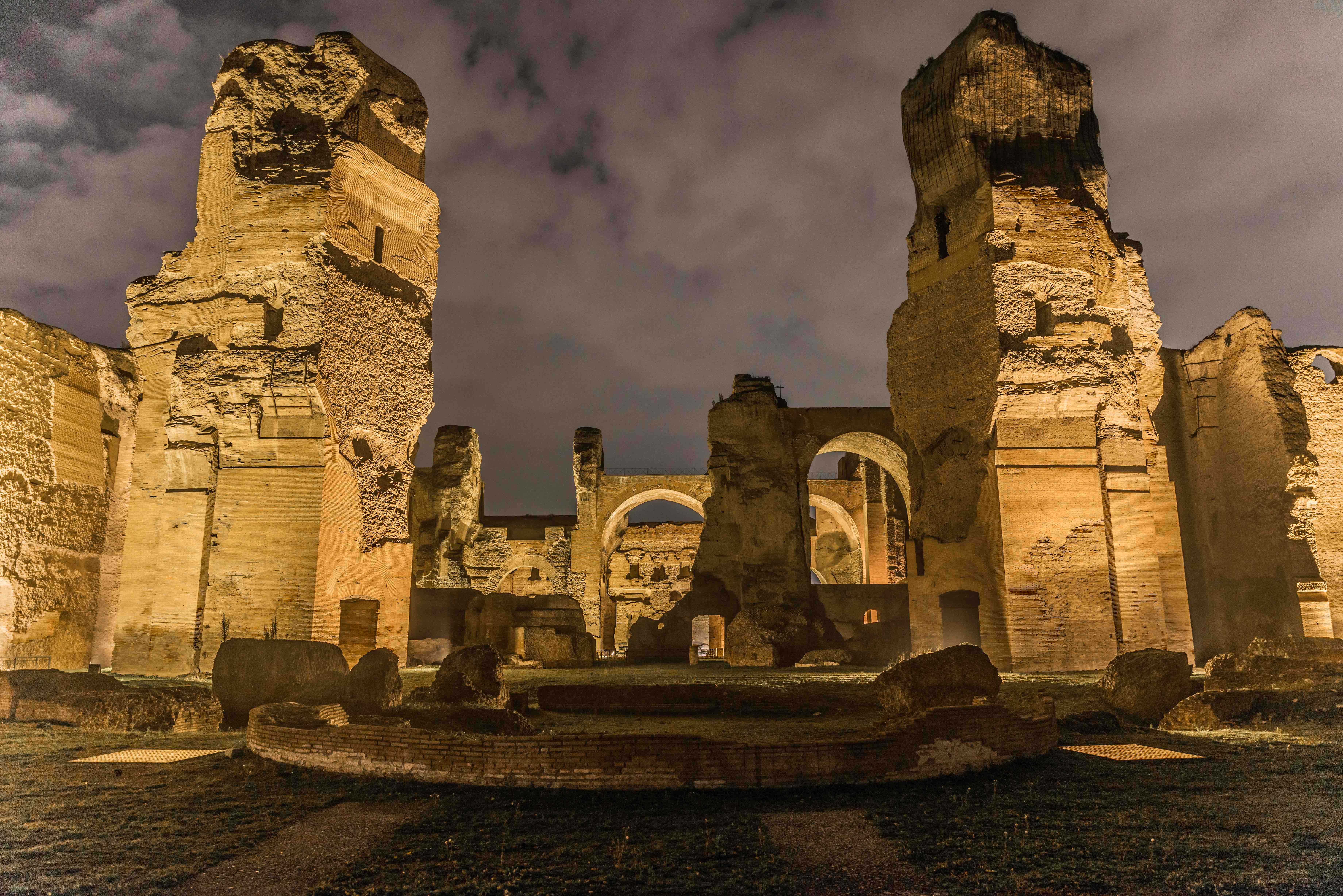 Terme di Caracalla: partono le visite guidate notturne
