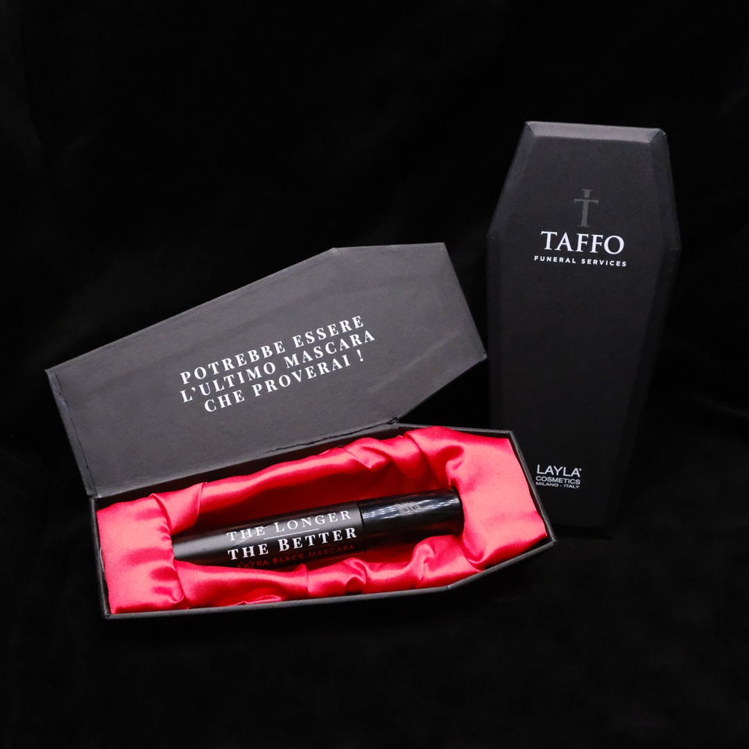 Layla Cosmetics & Taffo Funeral Services presentano "Extra Black"
